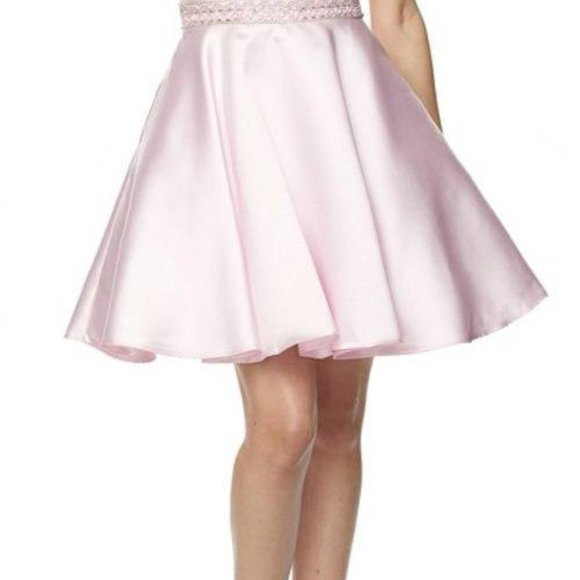 Halter Neck A-Line Shape Prom Dress JT781 - Picture 4 of 5